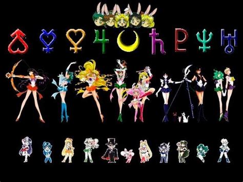 Scouts Sailor Moon Symbols Sailor Moon Character Sailor Moon Wallpaper
