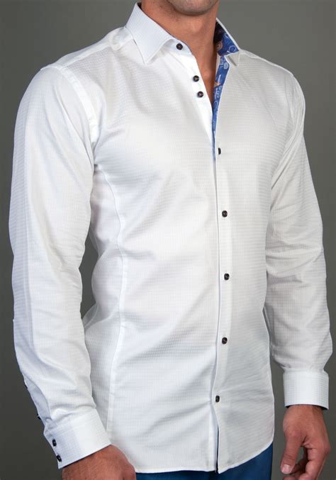 white designer shirts for men