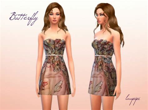Butterfly Dress The Sims 4 Catalog
