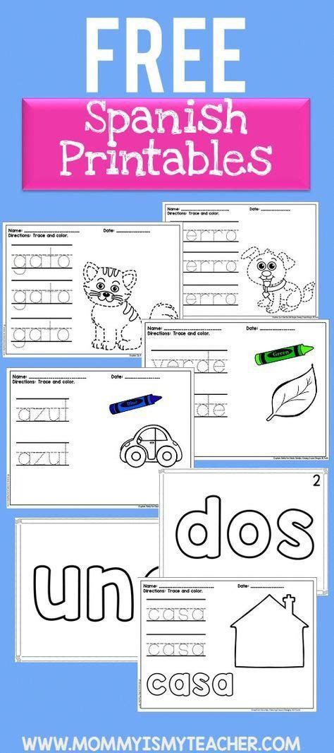 I Just Printed 10 Free Printables To Teach My Children Spanish These