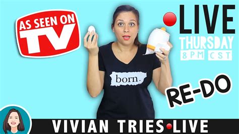 Live Re Do Testing As Seen On Tv Products Vivian Tries Live Eggtastic Youtube