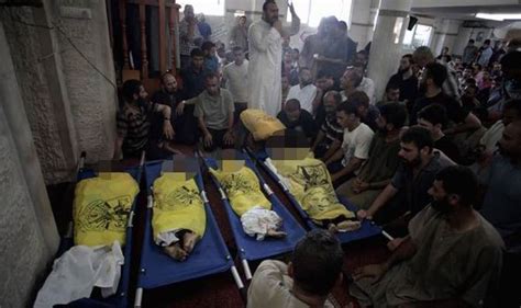 Four Palestinian Children Killed As Israel Warns 100000 Palestinians