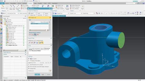 Siemens Nx 12 Measure Tool Youtube