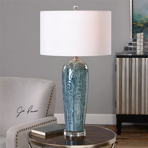 Maira Blue Ceramic Table Lamp By Uttermost 32 Fine Home Lamps