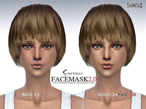 The Sims Resource S Club Wmll Thesims4 Facemask 20