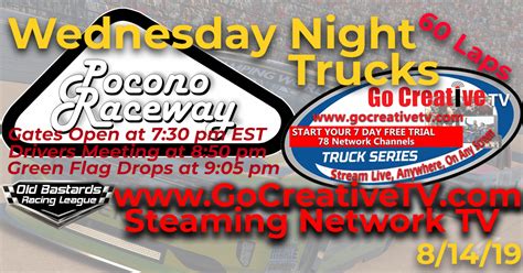 Who won the nascar race yesterday? CBS Nascar Go Creative Streaming TV Truck Series Race at ...