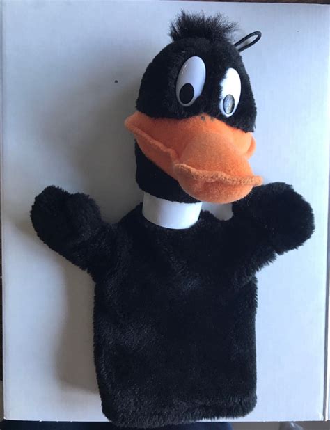 Daffy Duck Plush Hand Puppet Warner Brothers Looney Tunes Etsy Hand