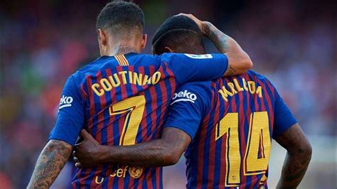 División 2020/2021 copa del rey 2020/2021 supercopa nous vous proposons en option le flocage officiel et identique aux maillots de l'équipe du fc barcelone. FC Barcelone : deux brésiliens dans la transaction pour ...