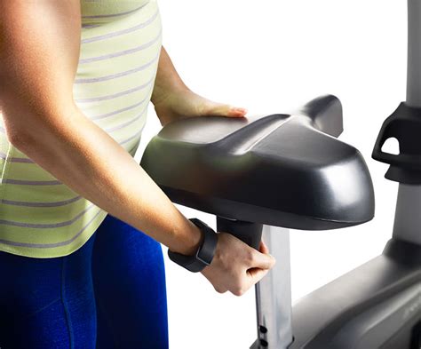 This nordic track exercise bike gel seat is bigger than the average cycle seat. nordictrack-46-upright-bike-seat - Exercise Bike Reviews