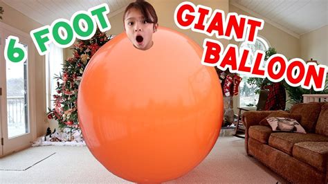Inside A 6 Foot Giant Balloon Youtube