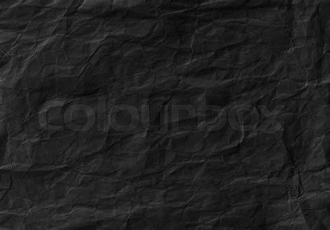 Black Crumpled Paper Texture Background And Wallpaper Stock Image