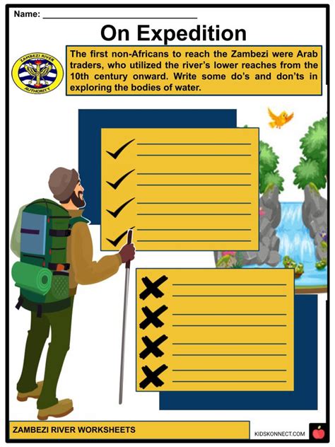 Zambezi River Facts Worksheets And Description For Kids