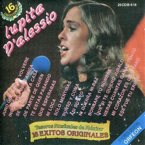 ‎16 Éxitos Originales Lupita D Alessio Album By Lupita D Alessio Apple Music