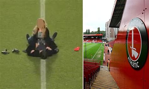 Fake Video Of Couple Having Sex On Charlton Athletic Pitch Spreads Online Daily Mail Online