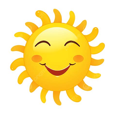 الشمس الأصفر الكرتون الذهب ضوء الشمس مبتسم أحمر Png صورة للتحميل مجانا