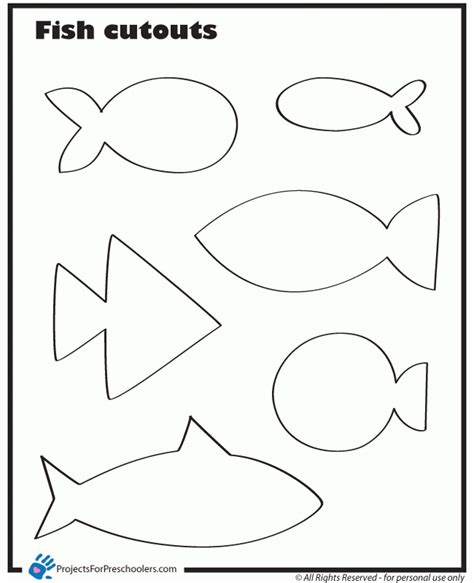 Get a glimpse of life underwater with our collection of fish images and pictures. Simple Fish Template - Coloring Home
