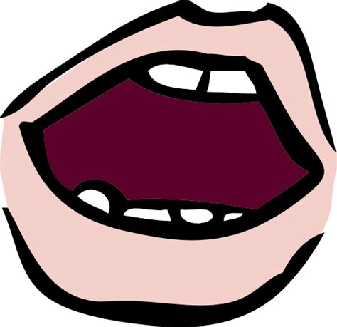 Clip Art Openclipart Human Mouth Free Content Vector Graphics Talking