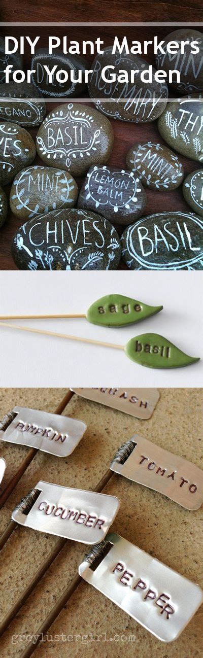 Diy Plant Markers For Your Garden Gardens The Potteries
