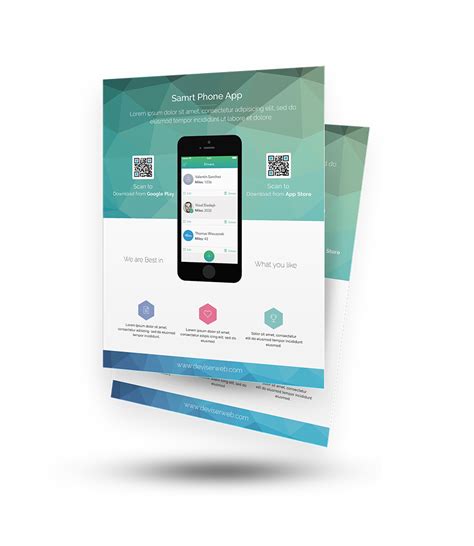 APP PROMOTION FLYER TEMPLATES | App promotion, Flyer design inspiration, Flyer