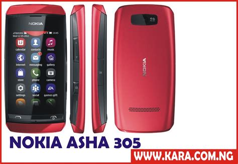 Nokia Asha 305 Price Features And Specifications In Nigeria Kara