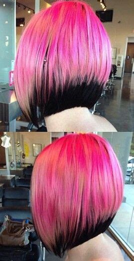 Pink dip dyed hair in a bob style | Hair styles, Hair dye ...