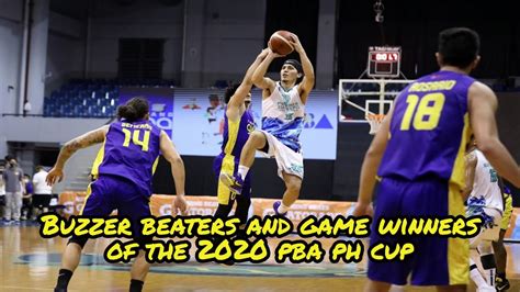 buzzer beaters and game winners of the 2020 pba ph cup youtube