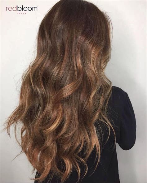 Long Beautiful Hair Redbloom Salon Balayage Brunette Ombre Balayage Blondish Brown Hair