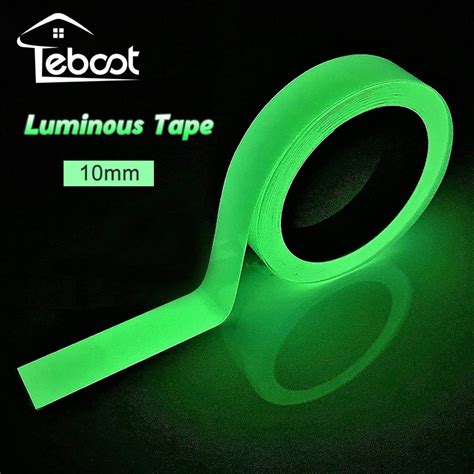 Teboot Luminous Tape Night Lighting Tapes Fluorescent Reflective Self