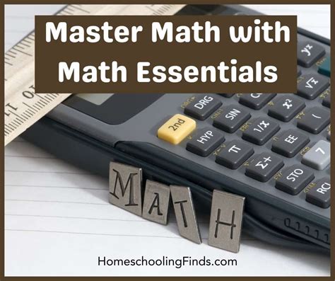 Master Math With Math Essentials