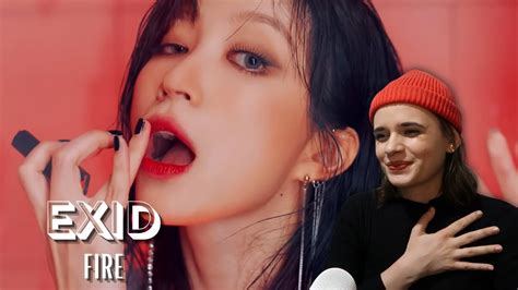 reaction to exid fire mv youtube
