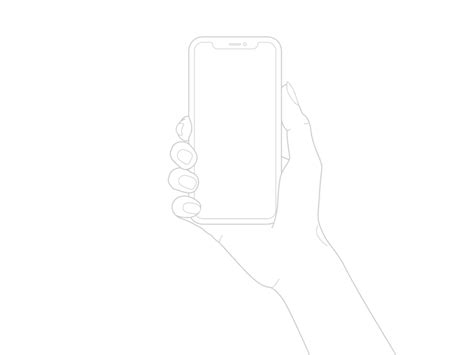 Iphone Outline Vector At Collection Of Iphone Outline