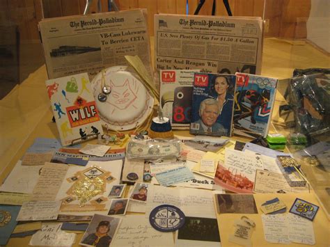 North Berrien Historical Society 30 Year Old Time Capsule Contents On
