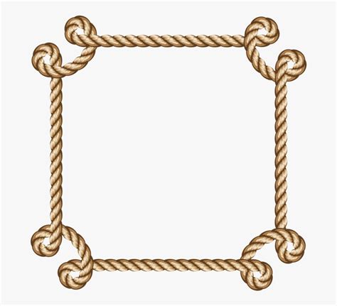 Nautical Clipart Cord Rope Border Free Transparent Clipart Clipartkey