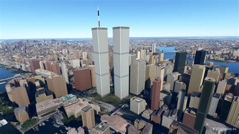 World Trade Center New York City Wtc1 And Wtc2 From 2001 And Before