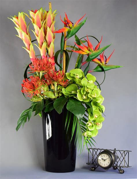 Tropical Silk Flower Arrangements Uk Best Flower Site