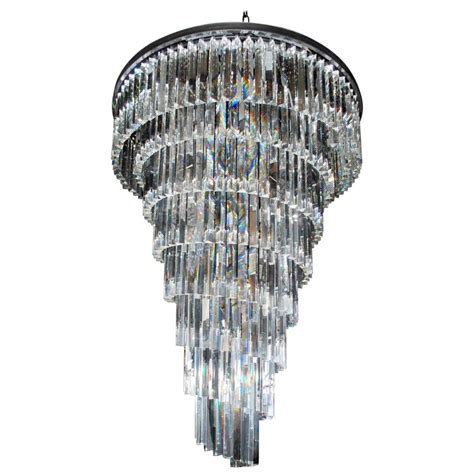 Beautiful And Impressive And Large Modern Crystal Chandelier At 1stdibs