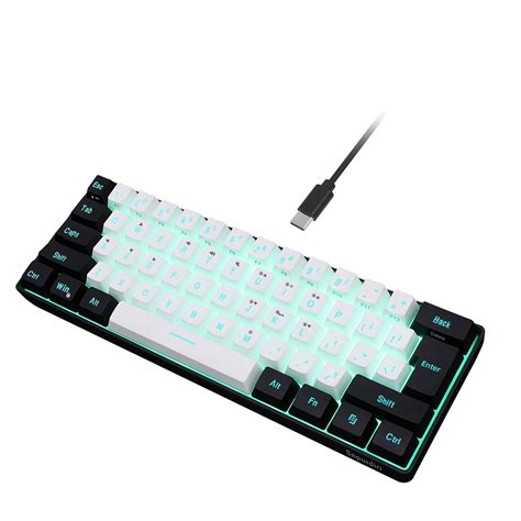 Buy Snpurdiri 60 Wired Gaming Keyboard True Rgb Mechanical Feeling