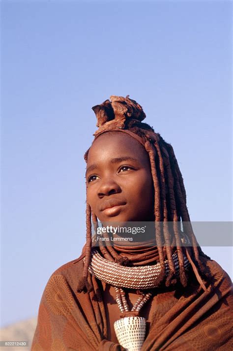 Africa Namibia Himba Girl High Res Stock Photo Getty Images