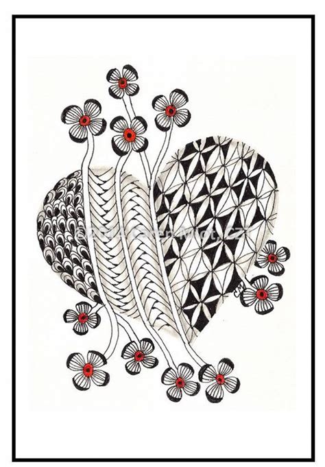 17 Best images about Art: Zentangle Heart on Pinterest ...
