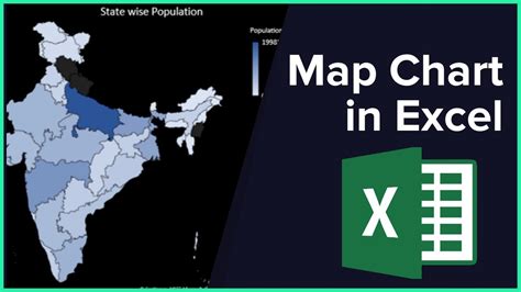 How To Make A Map Chart In Excel Youtube