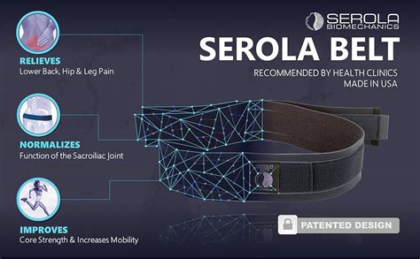 Serola Sacroiliac Belt Small 30 To 34 Hip Measurement