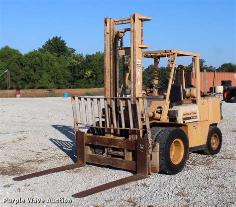 Komatsu Fd40 Forklift In Okmulgee Ok Item Be9323 Sold Purple Wave