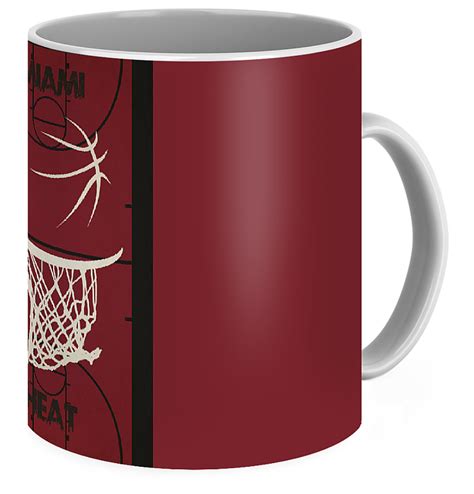 Miami vice heat basketball court by terry soleilhac on dribbble. Miami Heat Court - Ceramic 11Oz 15Oz Coffee Mug - Kitchen ...
