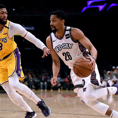 Spencer Dinwiddie Leads Nets To Win Vs Lebron James Anthony Davis