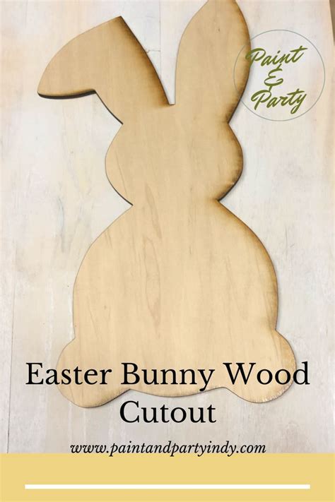 Easter Bunny Wood Cutout Etsy Easter Wood Signs Easter Bunny Wood