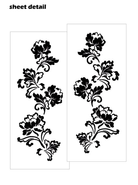 Floral Vine Wall Decals Stickers