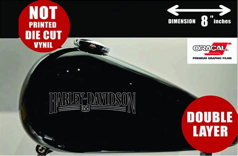 Harley Davidson Gas Tank Sticker Tank Logo Decal Motorcycle Tank Decals