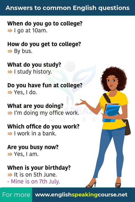Basic English Questions And Answers For Daily Conversation English