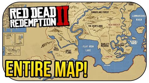 29 Red Dead Redemption 2 Complete Map Maps Online For You