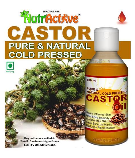 Castor oil is great for regrowing hair. NutrActive castor hair oil 200 ml Pack of 2: Buy ...